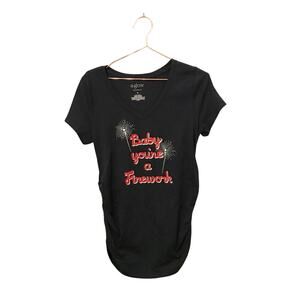 Glow Maternity 'Firework' Ruched Top - Size Medium